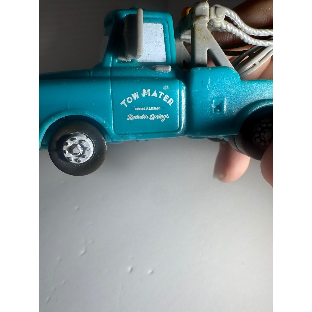 Disney Pixar Cars Tow Mater Teal Blue Towing Salvage Radiator Springs Diecast - Picture 9 of 11